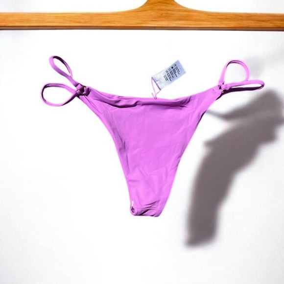 🌻NEW w.tags L*Space Purple Jewel Wilder Bikini Bottom Size Medium - Picture 5 of 10